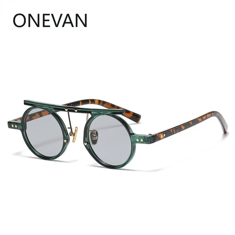 Fashion Round Punk Sunglasses Women's Small Retro Ocean Gradient Lenses High Quality Men's Metal Stud UV400 Sunglasses
Fashion Round Punk Sunglasses Women's Small Retro Ocean Gradient Lenses High Quality Men's Metal Stud UV400 Sunglasses