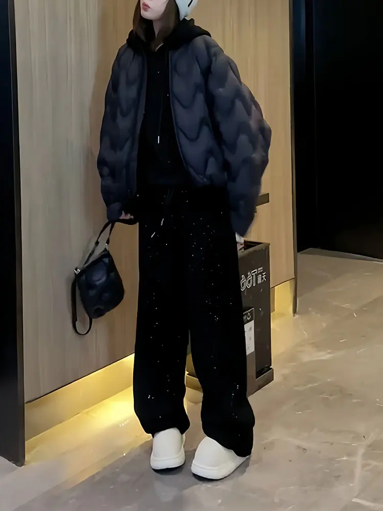 Korean Style Women's Three-Piece Set Winter Casual Wear Hoodie down Cotton Jacket Sweatpants Breathable Comfortable Fashionable
Korean Style Women's Three-Piece Set Winter Casual Wear Hoodie down Cotton Jacket Sweatpants Breathable Comfortable Fashionable