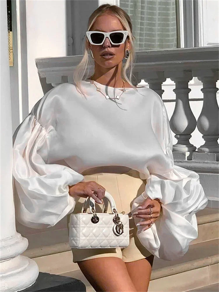 White Loose Fashion Pullover T-shirt Female Patchwork Casual Long Sleeve High Waist Elegant Tee For Women Solid T-shirt
White Loose Fashion Pullover T-shirt Female Patchwork Casual Long Sleeve High Waist Elegant Tee For Women Solid T-shirt