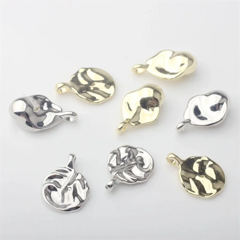 10pcs Handmade Irregular Necklace Earrings Pendant Charms Golden Silver Color Pendants Connectors Diy Jewelry Making Findings
10pcs Handmade Irregular Necklace Earrings Pendant Charms Golden Silver Color Pendants Connectors Diy Jewelry Making Findings