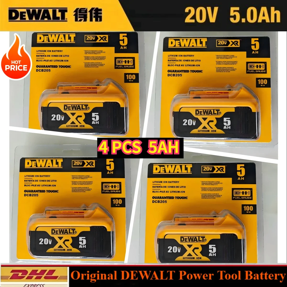 ✅DEWALT Battery 20V 5Ah/6Ah High-Capacity Li-ion Battery | Fast Charging for DCB184/200/204/205/206/619 |batteria dewalt⚡
✅DEWALT Battery 20V 5Ah/6Ah High-Capacity Li-ion Battery | Fast Charging for DCB184/200/204/205/206/619 |batteria dewalt⚡