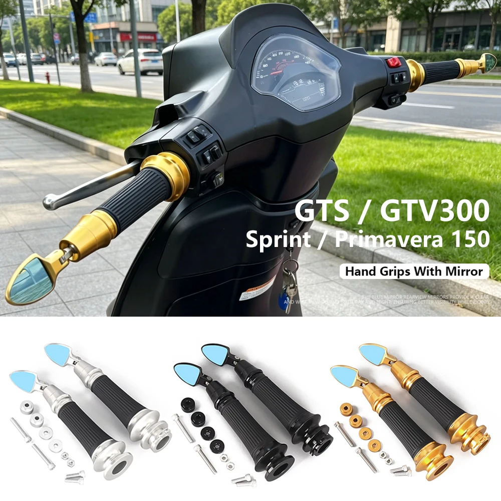 CNC For Vespa Sprint 150 Primavera 150 GTV 300 GTS 125 300 Super Motorcycle Hand Grips Bar End Mirrors Handlebar Tip Rearview
CNC For Vespa Sprint 150 Primavera 150 GTV 300 GTS 125 300 Super Motorcycle Hand Grips Bar End Mirrors Handlebar Tip Rearview