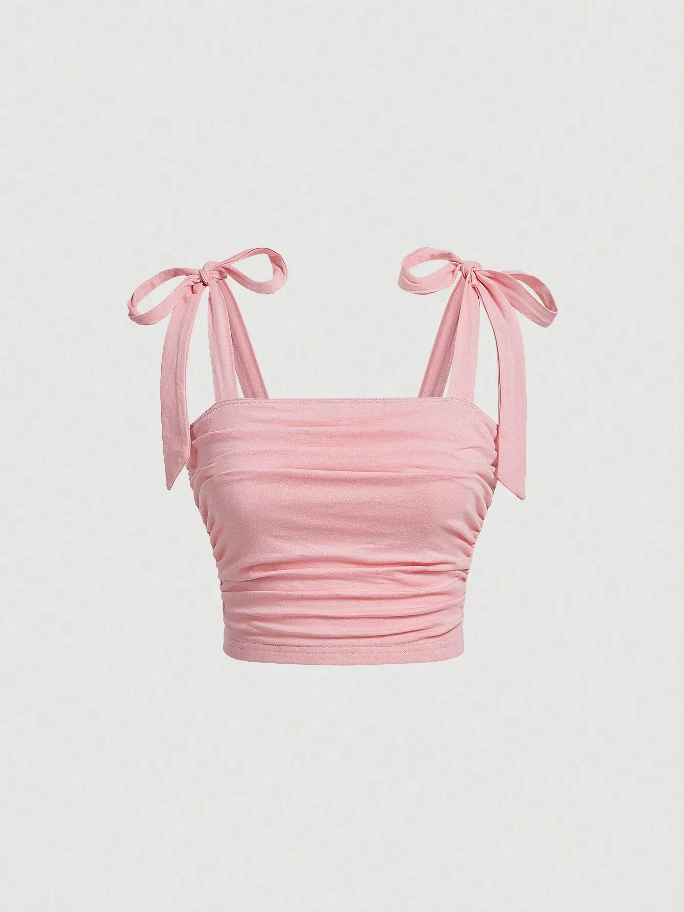 Solid Tie Shoulder Ruched Wide Strap Slim Fit Crop Top for Women Summer 2025 Y2K Clothes Pink Backless Cami Top Streetwear
Solid Tie Shoulder Ruched Wide Strap Slim Fit Crop Top for Women Summer 2025 Y2K Clothes Pink Backless Cami Top Streetwear