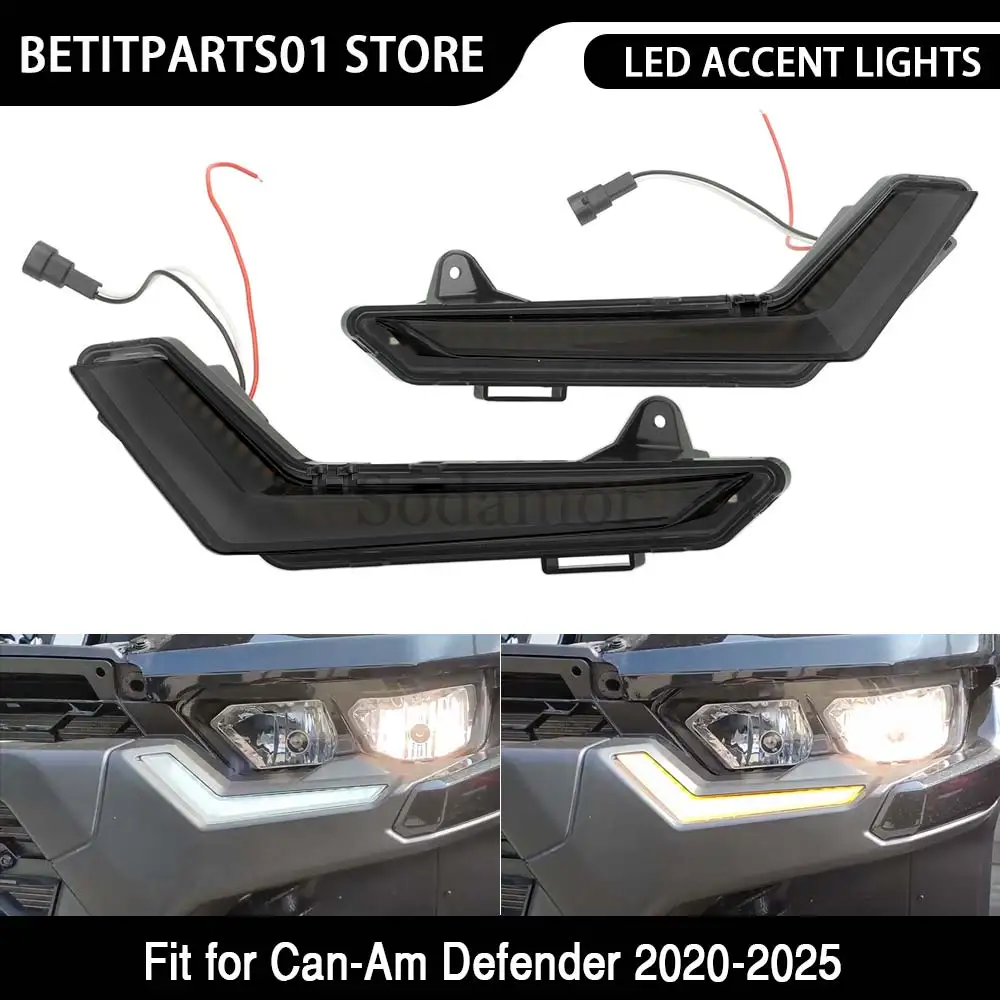 2PCS 12V LED Front Accent Light Turn Signal Lamps Smoke ABS Fit For Can-Am Defender Max 2020-2025 Car Accessories # 715006896
2PCS 12V LED Front Accent Light Turn Signal Lamps Smoke ABS Fit For Can-Am Defender Max 2020-2025 Car Accessories # 715006896