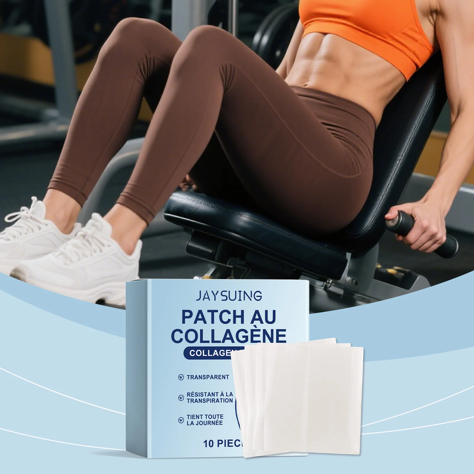 Thigh Tightening Muscle Patch Reduce Fine Lines Increase Skin Elasticity Improve Muscle Sagging Hyaluronic Acid Leg Care Patch
Thigh Tightening Muscle Patch Reduce Fine Lines Increase Skin Elasticity Improve Muscle Sagging Hyaluronic Acid Leg Care Patch