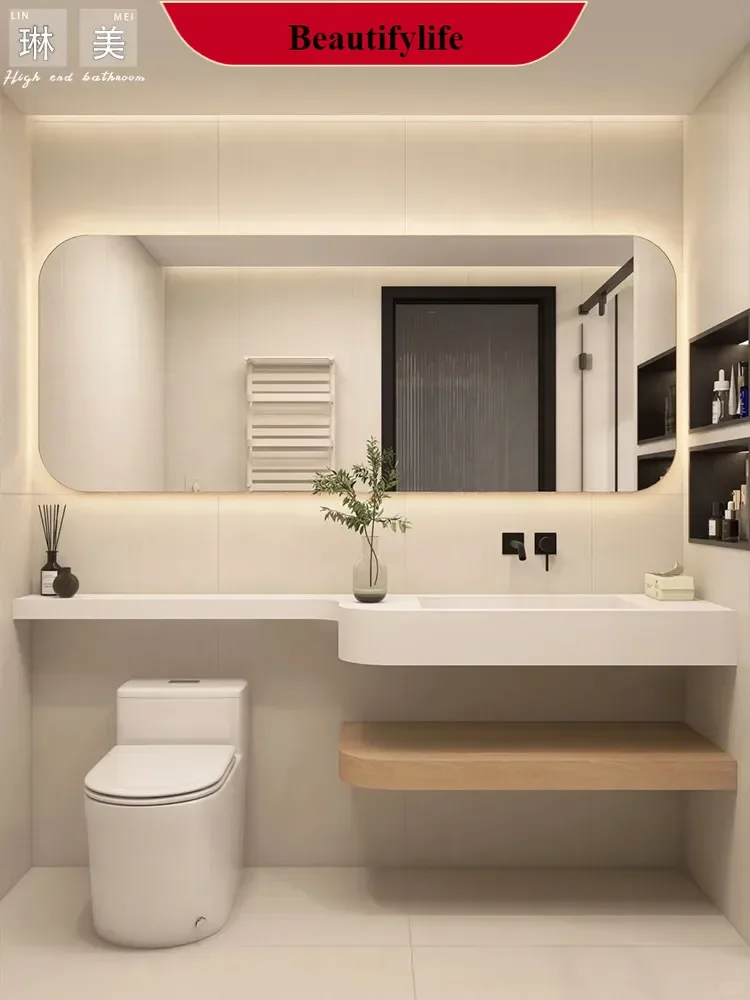 M138Log wind Corian integrated basin rock slab bathroom cabinet combination bathroom, washstand basin bathroom
M138Log wind Corian integrated basin rock slab bathroom cabinet combination bathroom, washstand basin bathroom