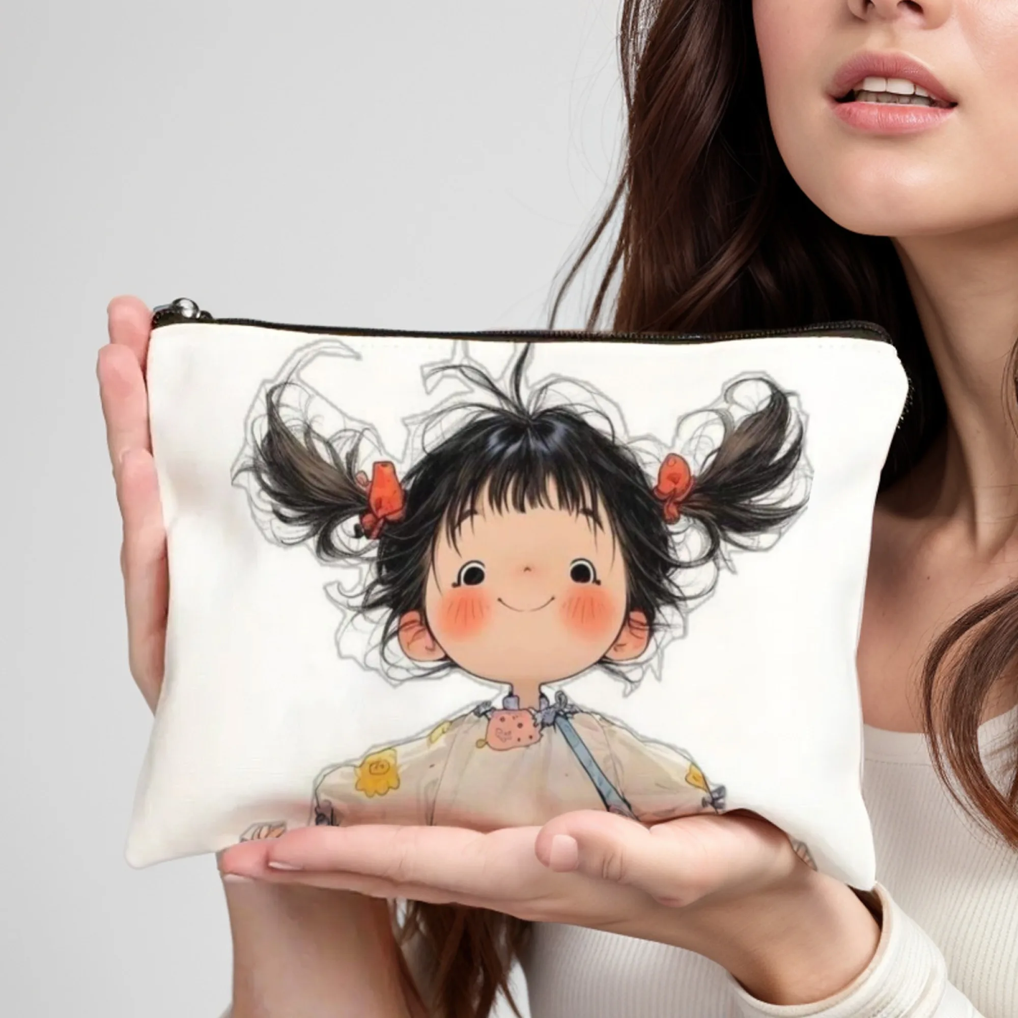 Косметичка премиум-класса на молнии с принтом «Девушка после школы», косметический органайзер большой емкости, дорожная косметичка для женщин, дизайн
Косметичка премиум-класса на молнии с принтом «Девушка после школы», косметический органайзер большой емкости, дорожная косметичка для женщин, дизайн