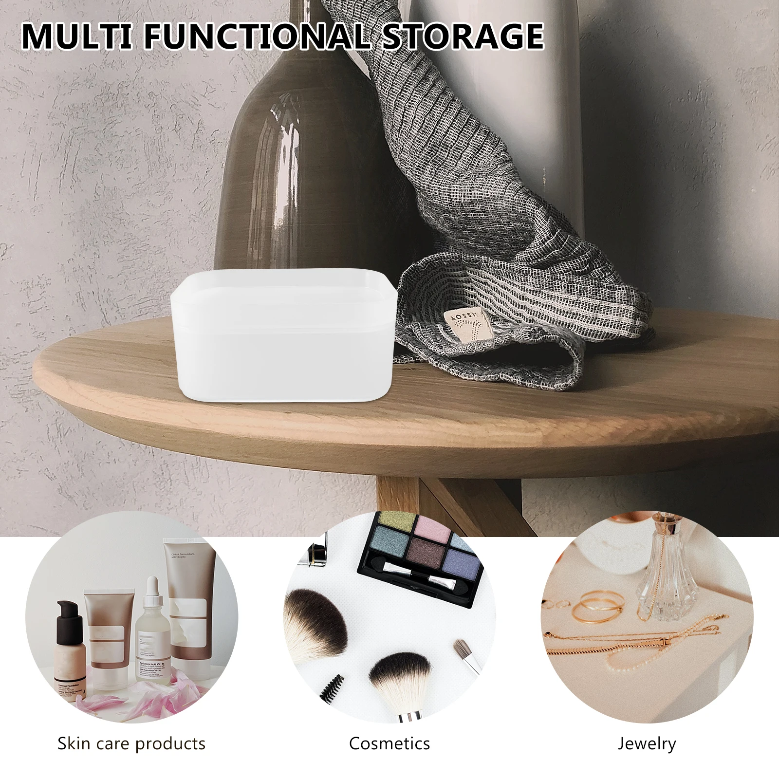 Storage Box 1 Small Transparent Lid Desk Organizer Handy PP Material Dustproof Container Jewelry Case
Storage Box 1 Small Transparent Lid Desk Organizer Handy PP Material Dustproof Container Jewelry Case
