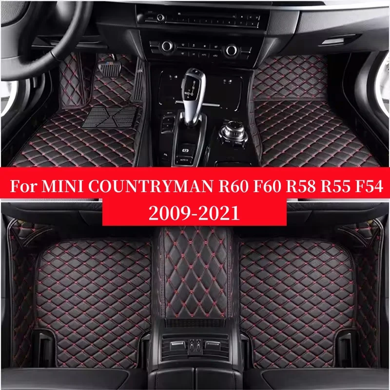 Car Floor Mats For MINI COUNTRYMAN R60 5 Seat F60 MINI COUPE R58 Flash Mat Leather Custom Foot Pads Automobile Carpet Cover
Car Floor Mats For MINI COUNTRYMAN R60 5 Seat F60 MINI COUPE R58 Flash Mat Leather Custom Foot Pads Automobile Carpet Cover