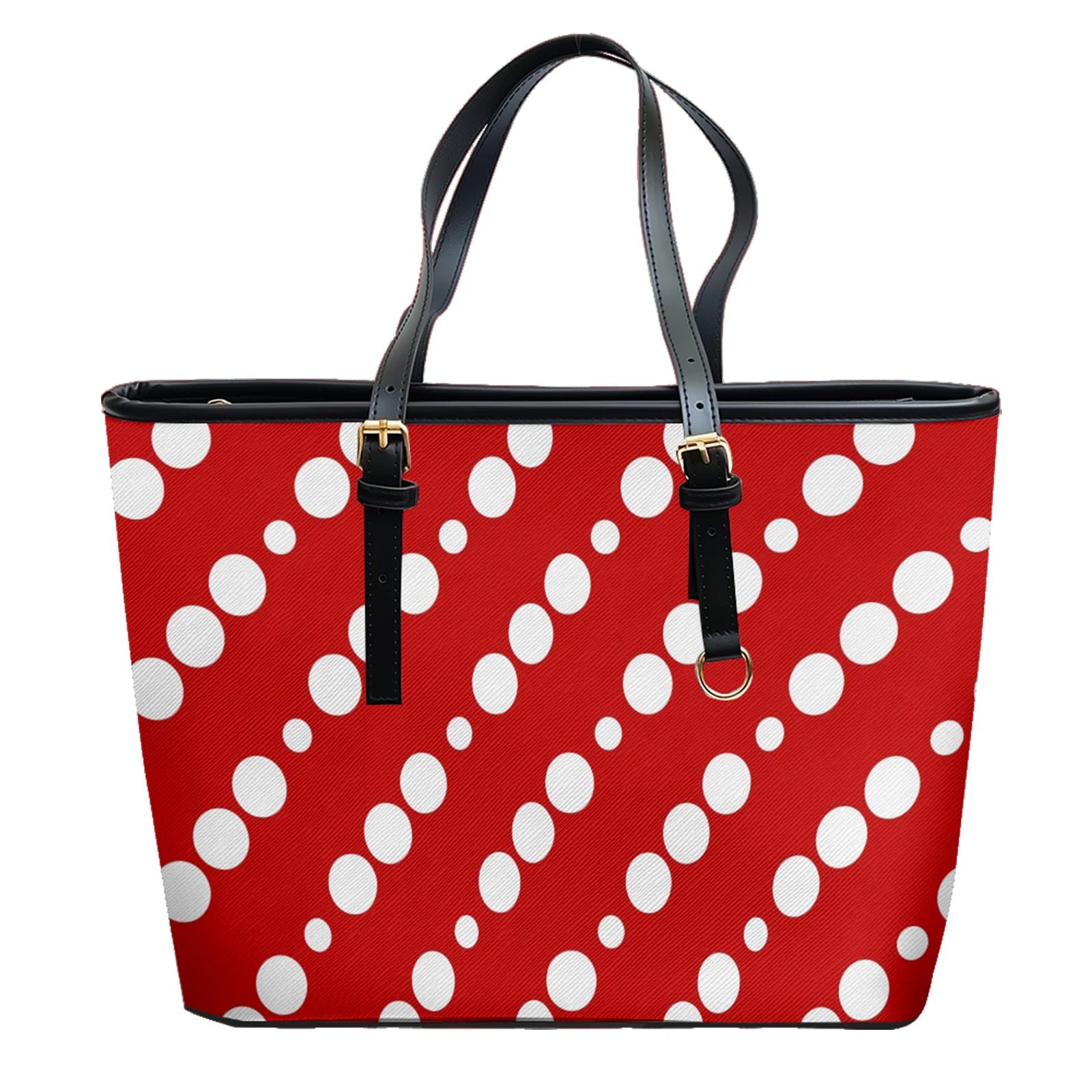 Polka Dots Printed Oxford PVC Leather Shoulder Bag Zipper Lightweight Tote Minimalist Daily Use Convertible Work Weekend Purse
Polka Dots Printed Oxford PVC Leather Shoulder Bag Zipper Lightweight Tote Minimalist Daily Use Convertible Work Weekend Purse