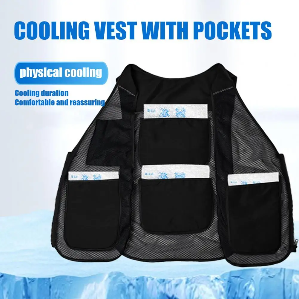 Ice Vest Cooling Safety Vest Outdoor Indoor High Temperature Clothing Adjustable Cool Jacket With 4 Pockets For Men Women Work
Ice Vest Cooling Safety Vest Outdoor Indoor High Temperature Clothing Adjustable Cool Jacket With 4 Pockets For Men Women Work