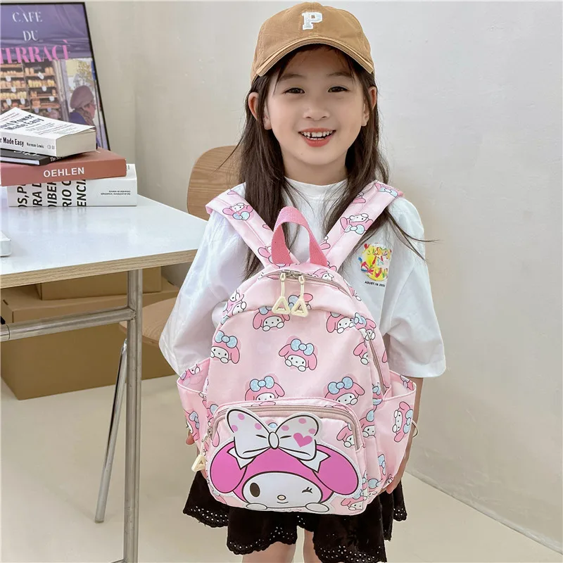 The new Sanrio Kuromi children's backpack cartoon kindergarten boys and girls schoolbag student ultra-light children's backpack
The new Sanrio Kuromi children's backpack cartoon kindergarten boys and girls schoolbag student ultra-light children's backpack