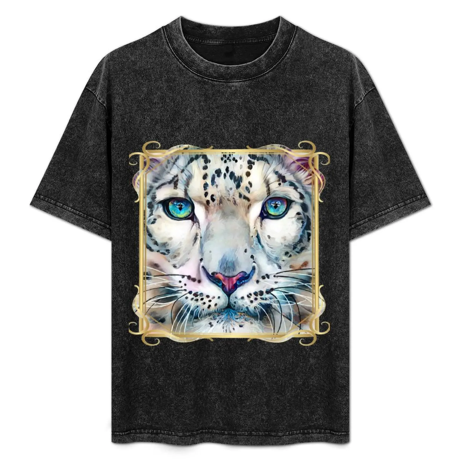 Snow Leopard T-Shirt Gym Wear Breathable Short Sleeve Tee
Snow Leopard T-Shirt Gym Wear Breathable Short Sleeve Tee