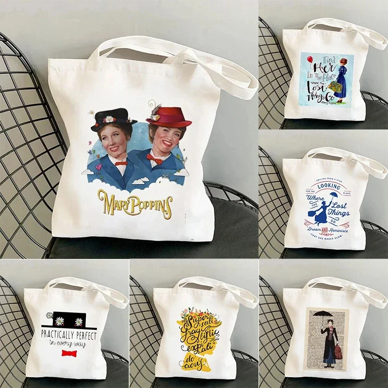 Fashion Canvas Women's Tote Simple Mary Poppins Kawaii Harajuku Environmental Large Capacity Shopping Bag Student Schoolbag
Fashion Canvas Women's Tote Simple Mary Poppins Kawaii Harajuku Environmental Large Capacity Shopping Bag Student Schoolbag
