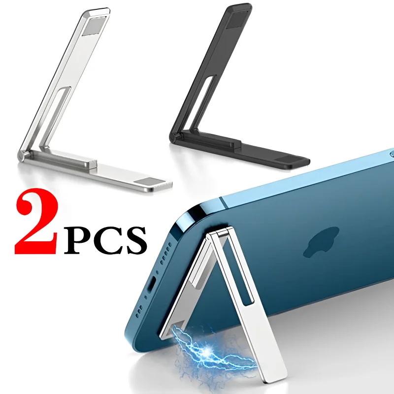 Magnetic Ultra Thin Foldable Mobile Phone Holder Bracket Metal Alloy Desktop Cell Phone Stands Phone Support Kickstand Universal
Magnetic Ultra Thin Foldable Mobile Phone Holder Bracket Metal Alloy Desktop Cell Phone Stands Phone Support Kickstand Universal