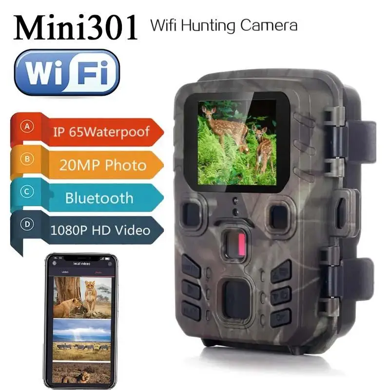 2026 Outdoor Wifi Waterproof Hunting Camera App Control Tracking Camera Wireless Bluetooth 24mp 1296p Night Vision Wildlife.
2026 Outdoor Wifi Waterproof Hunting Camera App Control Tracking Camera Wireless Bluetooth 24mp 1296p Night Vision Wildlife.