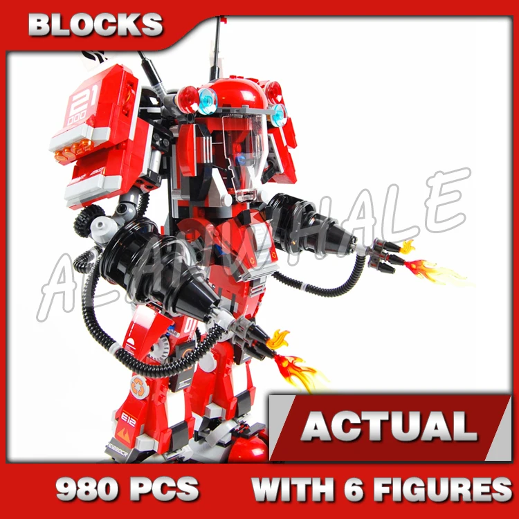 980pcs New Fire Mech Battle Huge Red Robots Flame 10720 Building Blocks Assemble Sets Bricks Compatible with Model
980pcs New Fire Mech Battle Huge Red Robots Flame 10720 Building Blocks Assemble Sets Bricks Compatible with Model