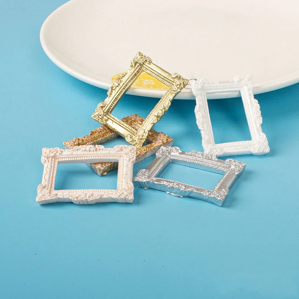 Mini Resin Picture Frame Vintage Mini Photo Frames Decorations Tiny Frames for Dollhouse Accessories 5pcs Home Decor Craft
Mini Resin Picture Frame Vintage Mini Photo Frames Decorations Tiny Frames for Dollhouse Accessories 5pcs Home Decor Craft