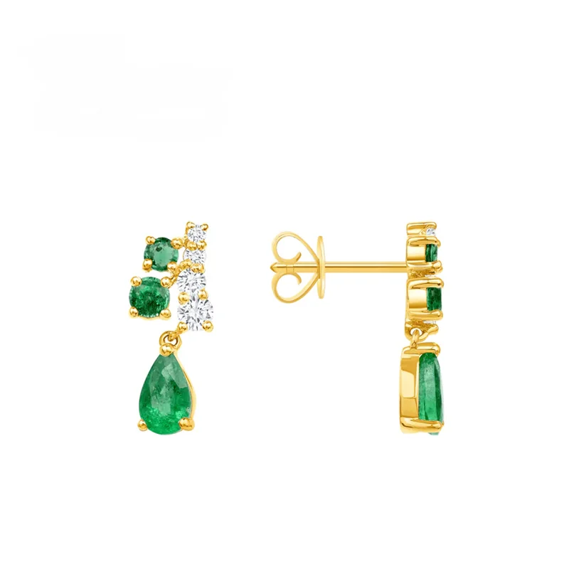 Luxury 925 Sterling Silver Stud Earring Fashion Simple INS Green Waterdrop Cubic Zirconia Pendant Earrings Female Jewelry
Luxury 925 Sterling Silver Stud Earring Fashion Simple INS Green Waterdrop Cubic Zirconia Pendant Earrings Female Jewelry