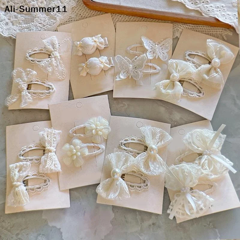 【Y8】Minimalist Beige Hair Barrettes Korean BB Clip With Lace Pearl Accents Elegant Aesthetic Hair Clips For Women Girls
【Y8】Minimalist Beige Hair Barrettes Korean BB Clip With Lace Pearl Accents Elegant Aesthetic Hair Clips For Women Girls