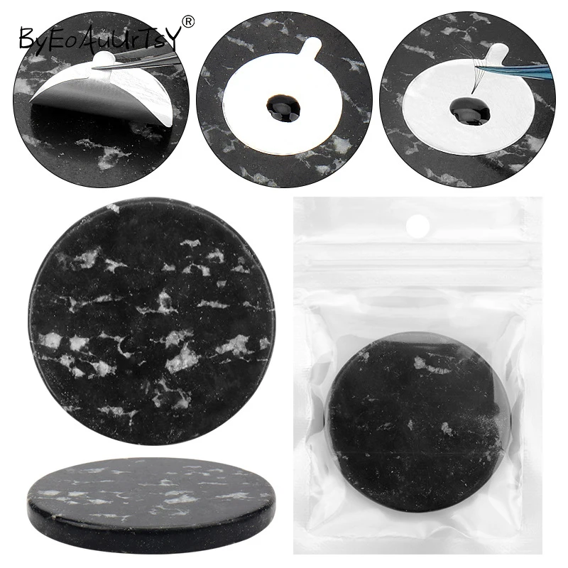 3pcs Black Round Jade Stone Eyelash Glue Pallet False Lash Adhesive Supplies Eyelash Extension Glue Round Jade Stone Makeup Tool 
3pcs Black Round Jade Stone Eyelash Glue Pallet False Lash Adhesive Supplies Eyelash Extension Glue Round Jade Stone Makeup Tool