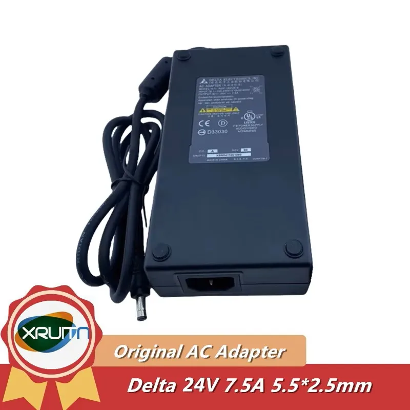 Original Delta ADP-180CB B AC Adapter Charger 24V 7.5A 6A 5A 5.5*2.5mm Power Supply
Original Delta ADP-180CB B AC Adapter Charger 24V 7.5A 6A 5A 5.5*2.5mm Power Supply