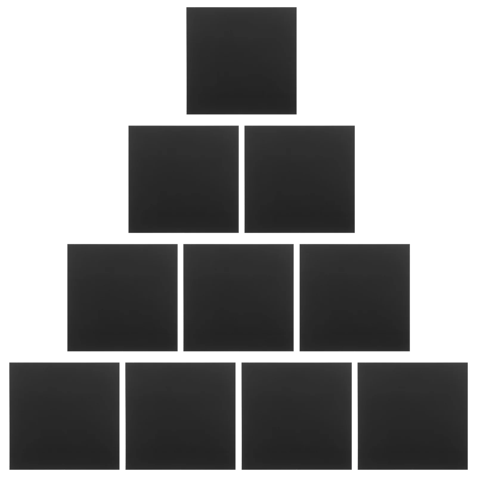 10 Pcs Acrylic Sheet Craft Blanks Room Decor Painting Board Square Crafts Black Cardboard for Projects Mounting
10 Pcs Acrylic Sheet Craft Blanks Room Decor Painting Board Square Crafts Black Cardboard for Projects Mounting