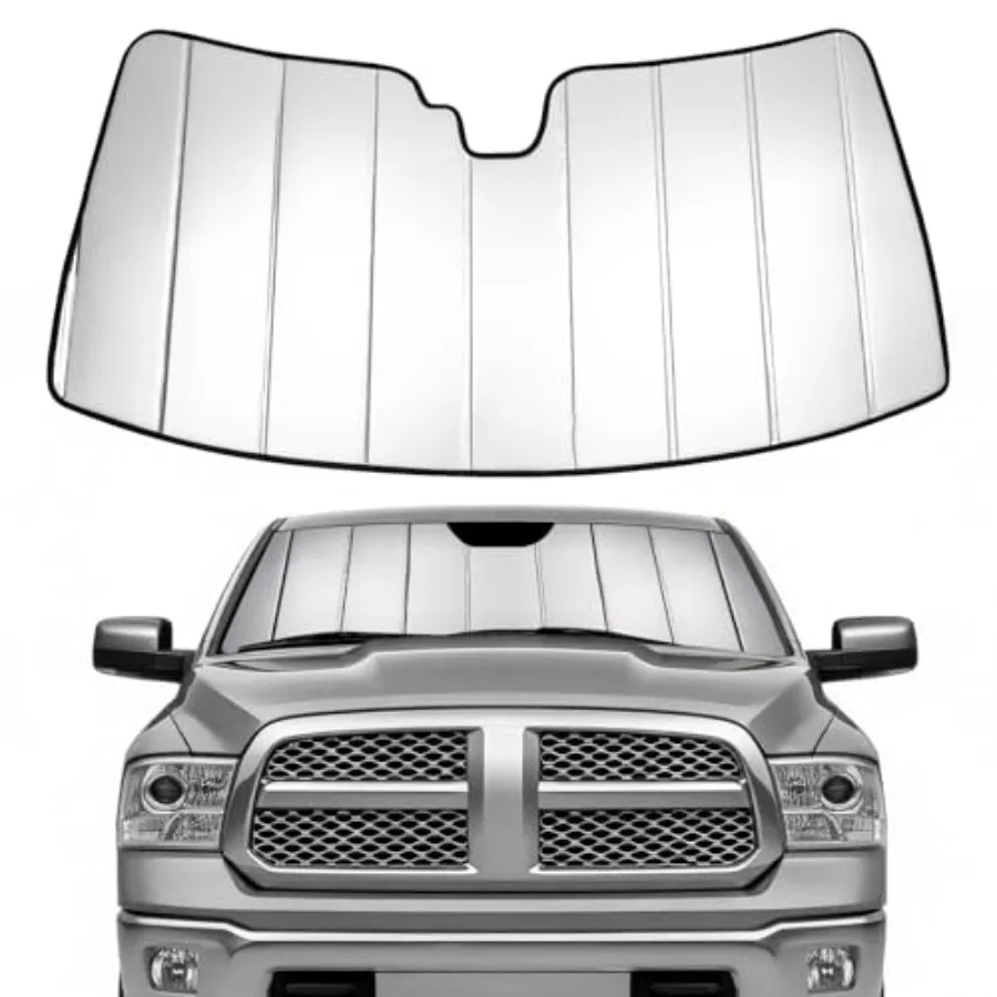 Windshield Sunshade Compatible with Dodge RAM 1500 2013-2018 Sunshade for Car Windshield Cover for Ram 1500 Accessories Silver
Windshield Sunshade Compatible with Dodge RAM 1500 2013-2018 Sunshade for Car Windshield Cover for Ram 1500 Accessories Silver