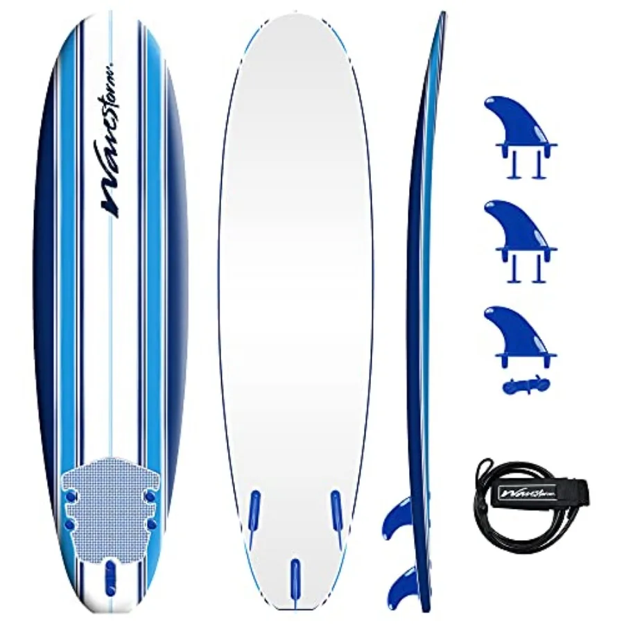 - Classic Soft Top Foam 7ft Surfboard Surfboard for Beginners and All Surfing Levels Complete Set Includes Leash and Multiple F
- Classic Soft Top Foam 7ft Surfboard Surfboard for Beginners and All Surfing Levels Complete Set Includes Leash and Multiple F