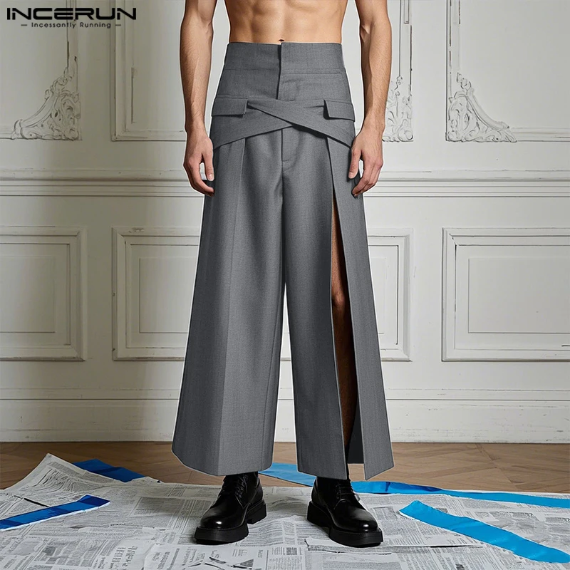 INCERUN 2025 American Style Trousers Casual Men Deconstruction Wide Leg Pant Stylish Male Solid All-match Simple Pantalons S-5XL
INCERUN 2025 American Style Trousers Casual Men Deconstruction Wide Leg Pant Stylish Male Solid All-match Simple Pantalons S-5XL