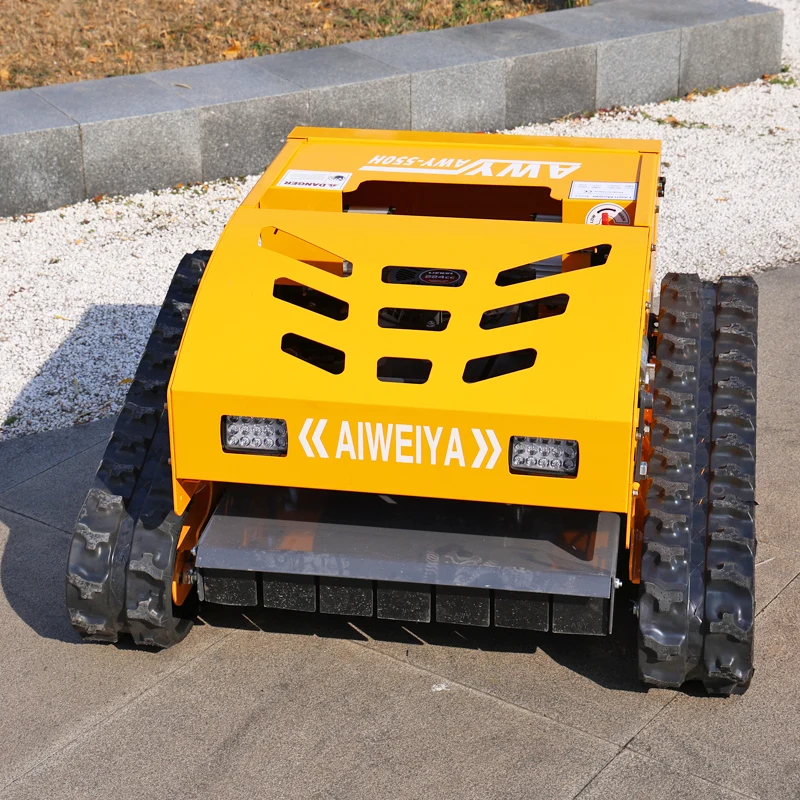 Customized CE EPA approved all terrain lawn mower, agricultural rubber track remote control robot lawn mower
Customized CE EPA approved all terrain lawn mower, agricultural rubber track remote control robot lawn mower