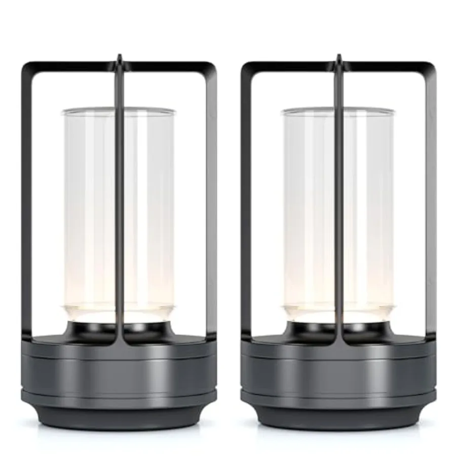 Portable Metal Table Lamp for Indoor/Outdoor, Rechargeable Cordless LED Lamp, 3-Colour Infinitely Dimming Battery Powered Small
Portable Metal Table Lamp for Indoor/Outdoor, Rechargeable Cordless LED Lamp, 3-Colour Infinitely Dimming Battery Powered Small
