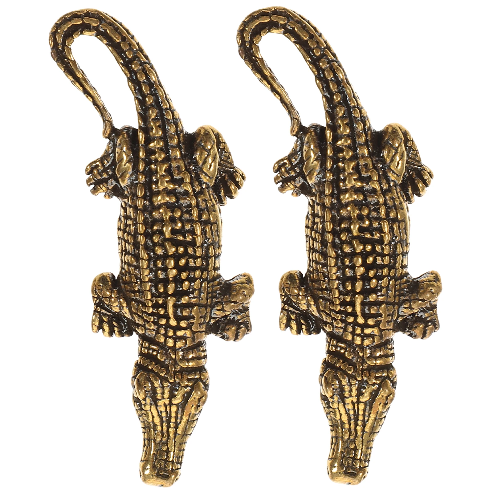 2 Pcs Crocodile Keychain Ornament Brass Alligator Charm Pendant Bag Decor Jewelry Accessories DIY Bracelet Necklace Lightweight
2 Pcs Crocodile Keychain Ornament Brass Alligator Charm Pendant Bag Decor Jewelry Accessories DIY Bracelet Necklace Lightweight