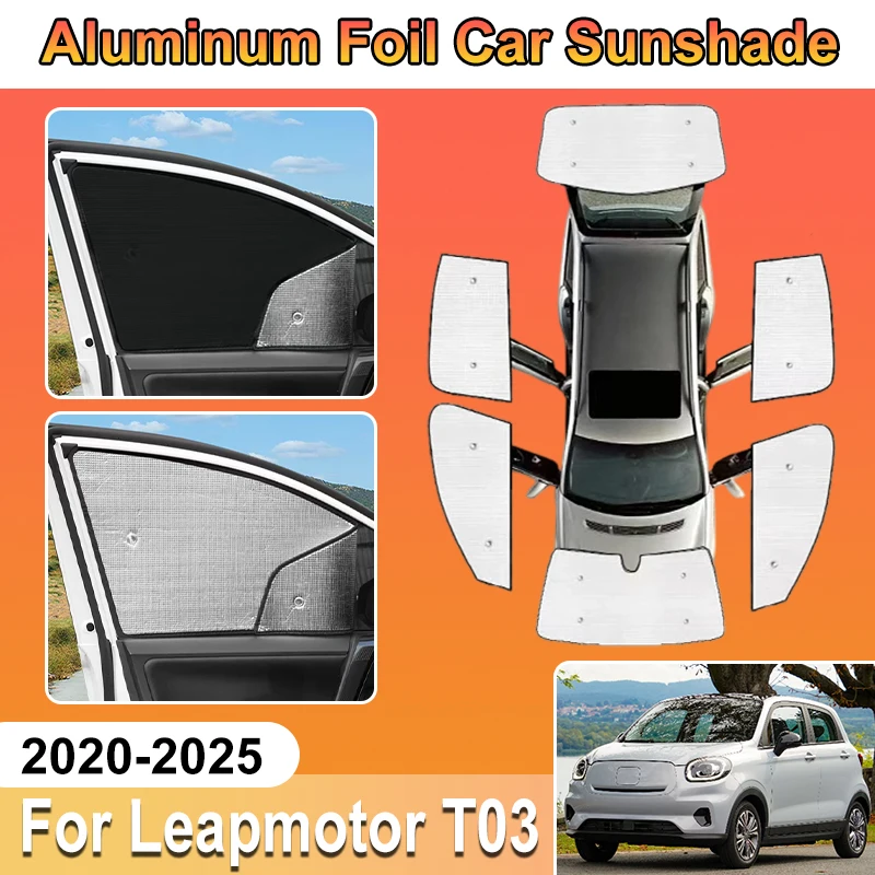 For Leapmotor T03 Accessories 2020 2021 2022 2023 2024 2025 Car Al Foil SunShade Window Covers Aluminium Foil UV Protector Auto
For Leapmotor T03 Accessories 2020 2021 2022 2023 2024 2025 Car Al Foil SunShade Window Covers Aluminium Foil UV Protector Auto