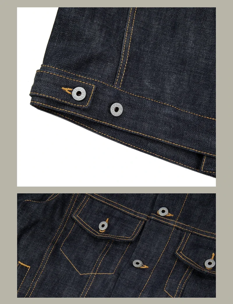 Red Tornado 16oz Selvedge Denim Trucker Jacket Men's Daily Jean Coat LS01-001 30 Sb1c250456a9046c6870eca8bc5778300Q