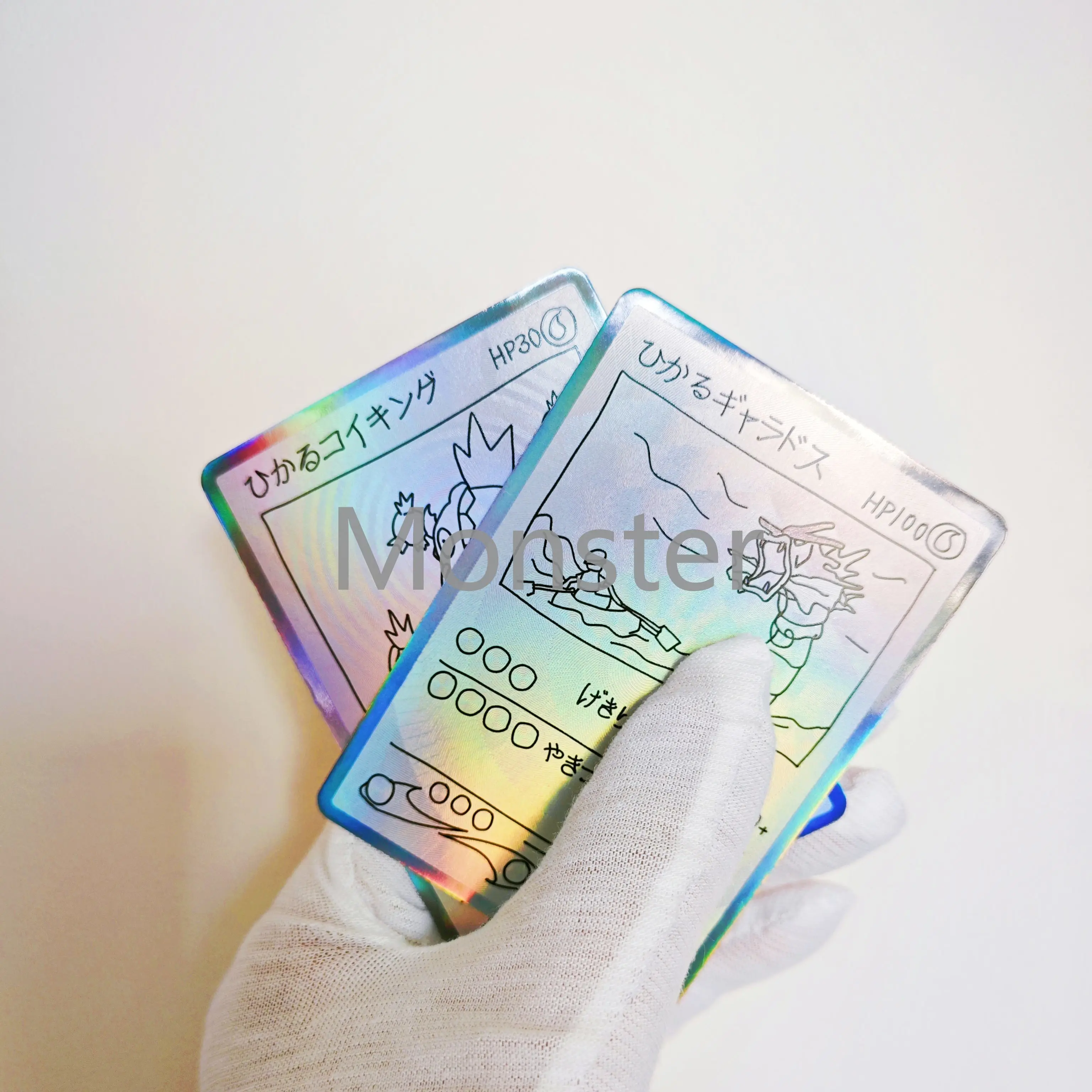 2Pcs/set PTCG Pokemon DIY Silver card Japanese Version Historical Hand-drawn Style Magikarp and Gyarados Ancient Flash Card
2Pcs/set PTCG Pokemon DIY Silver card Japanese Version Historical Hand-drawn Style Magikarp and Gyarados Ancient Flash Card