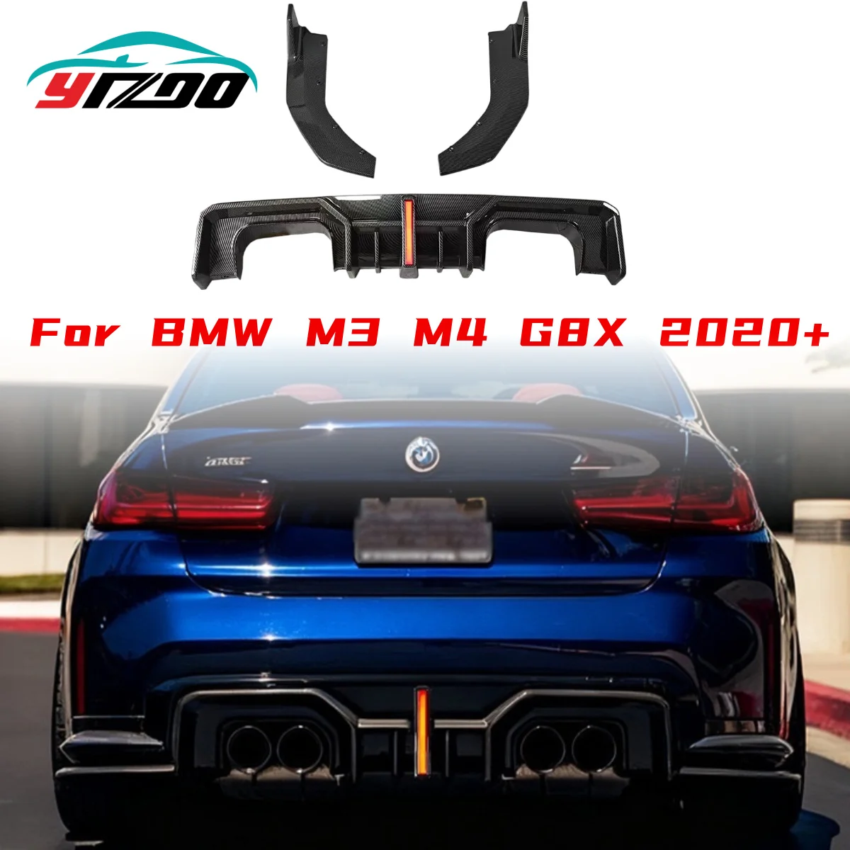 Подходит для BMW M3/M4 G80/G82/G83: задний диффузор из сухого карбона с подсветкой для бампера AR
Подходит для BMW M3/M4 G80/G82/G83: задний диффузор из сухого карбона с подсветкой для бампера AR