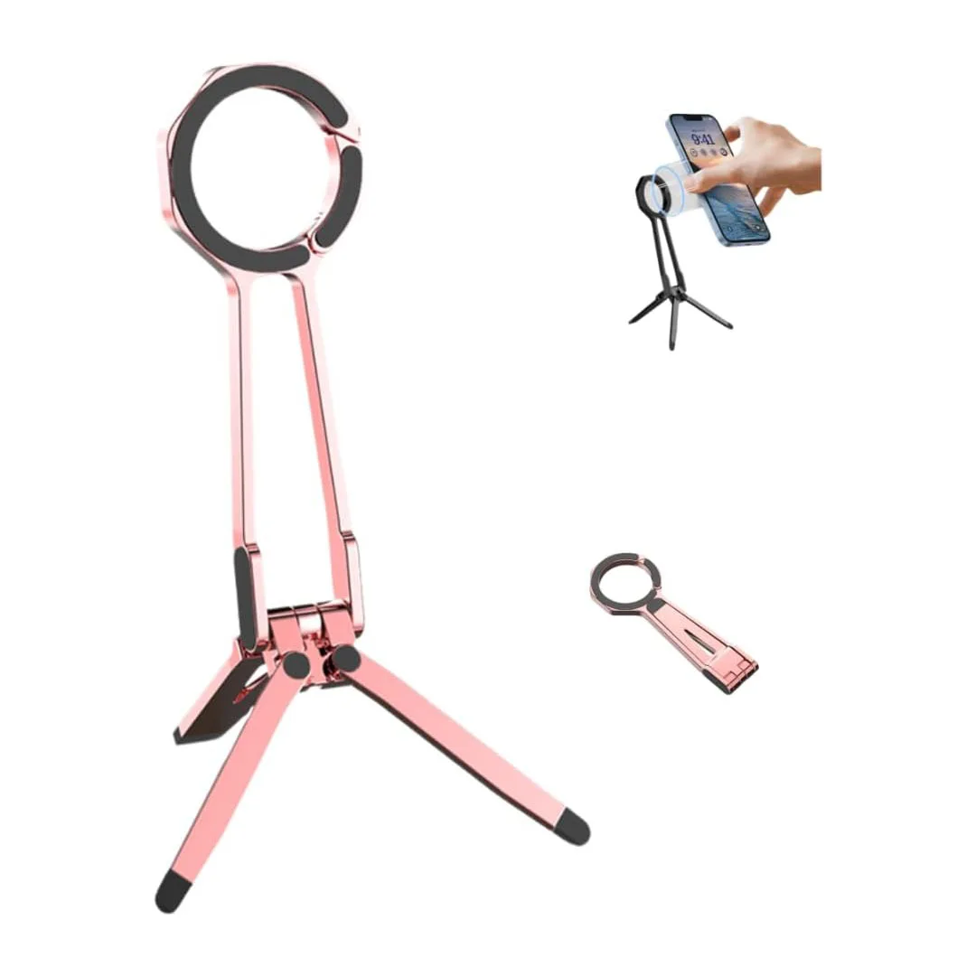 Magnetic Phone Tripod 180° Rotating Foldable Stand for iPhone Android Vlogging Live Streaming
Magnetic Phone Tripod 180° Rotating Foldable Stand for iPhone Android Vlogging Live Streaming
