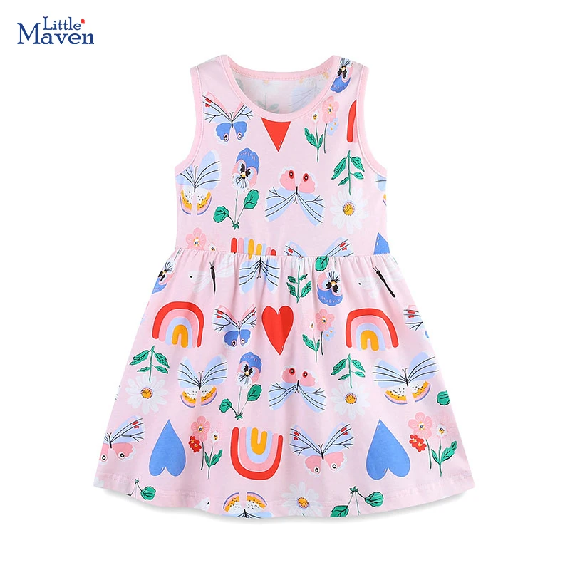 Little maven Toddler Children's Clothing Kids Clothes Baby Girls 2024 Summer New Princess Cotton Cartoon Butterfly Dress
Little maven Toddler Children's Clothing Kids Clothes Baby Girls 2024 Summer New Princess Cotton Cartoon Butterfly Dress