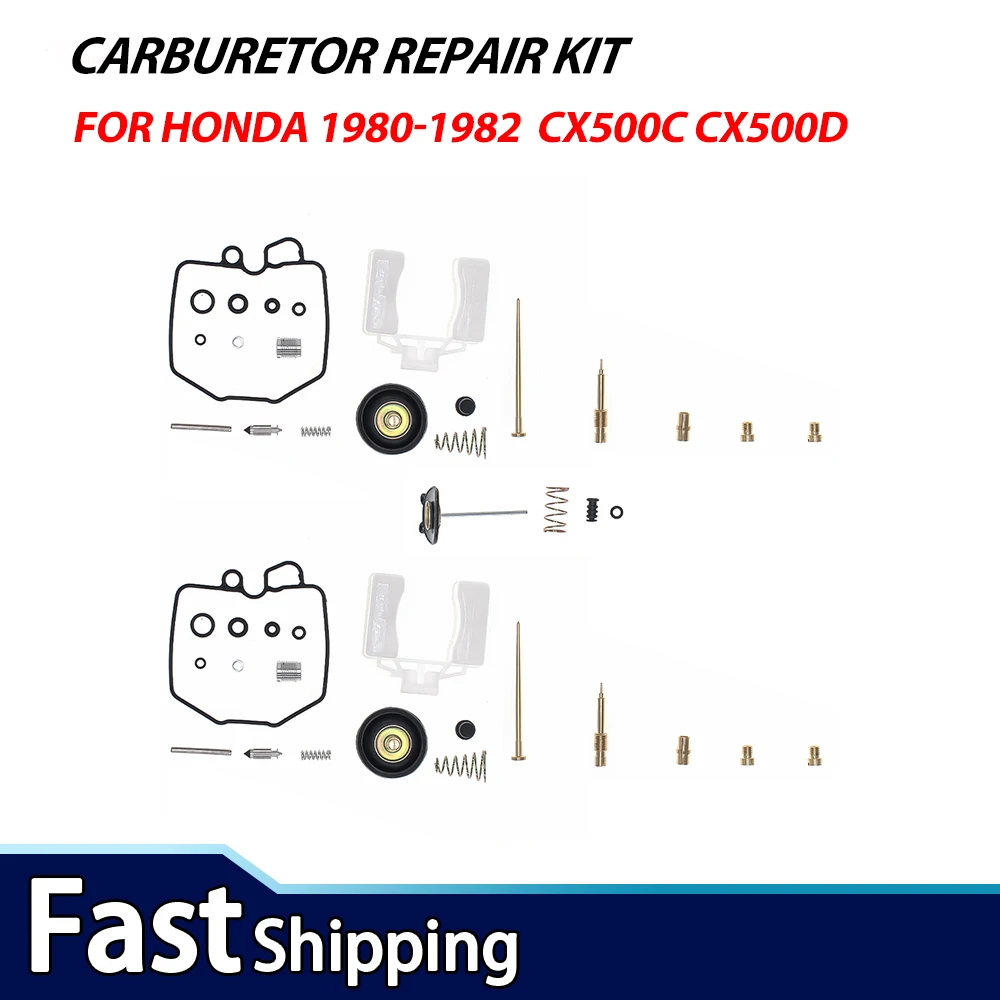 2 pcs Carburetor for HONDA 1980-1982 CX500C CX500D Carb Repair Kit -US StocK
2 pcs Carburetor for HONDA 1980-1982 CX500C CX500D Carb Repair Kit -US StocK
