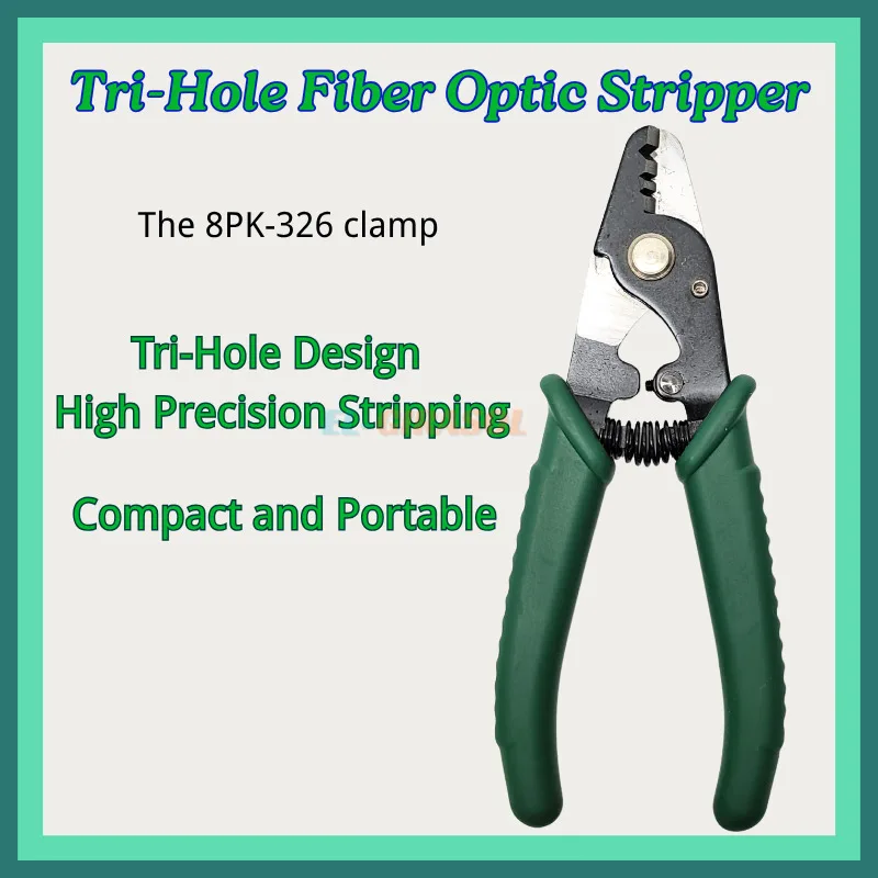 8PK-326 FTTH Fiber Wire Clamp Stripping Pliers Tri-Hole Optic Hot Sale Stripper FTTH Networks
8PK-326 FTTH Fiber Wire Clamp Stripping Pliers Tri-Hole Optic Hot Sale Stripper FTTH Networks