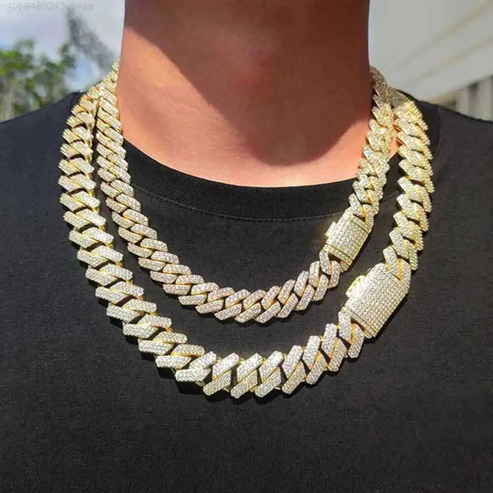 Redleaf Hip Hop 10mm Round Brilliant Cut Moissanite Cuban Link Chain 925 Silver Full Diamond Cuban Necklace
Redleaf Hip Hop 10mm Round Brilliant Cut Moissanite Cuban Link Chain 925 Silver Full Diamond Cuban Necklace