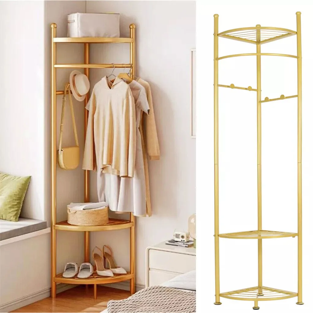 68.5" Free Standing Coat Rack Hat Stand Garment Holder Hall Tree with 3 Shelves
68.5" Free Standing Coat Rack Hat Stand Garment Holder Hall Tree with 3 Shelves