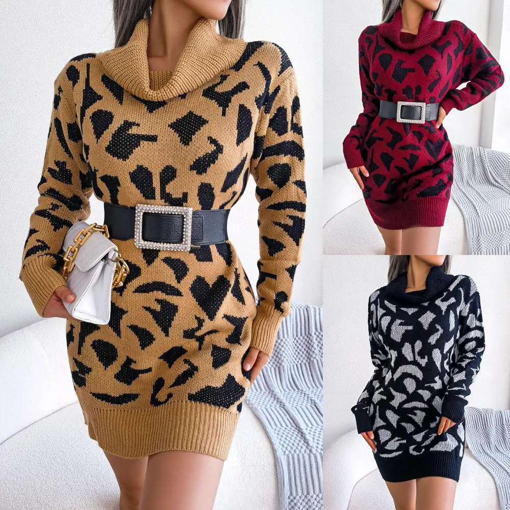 Autumn Winter High Ne Leopard Print Long Sve Base Layer Sweater Dr Cross-Border Street Sle Women's Faion
Autumn Winter High Ne Leopard Print Long Sve Base Layer Sweater Dr Cross-Border Street Sle Women's Faion