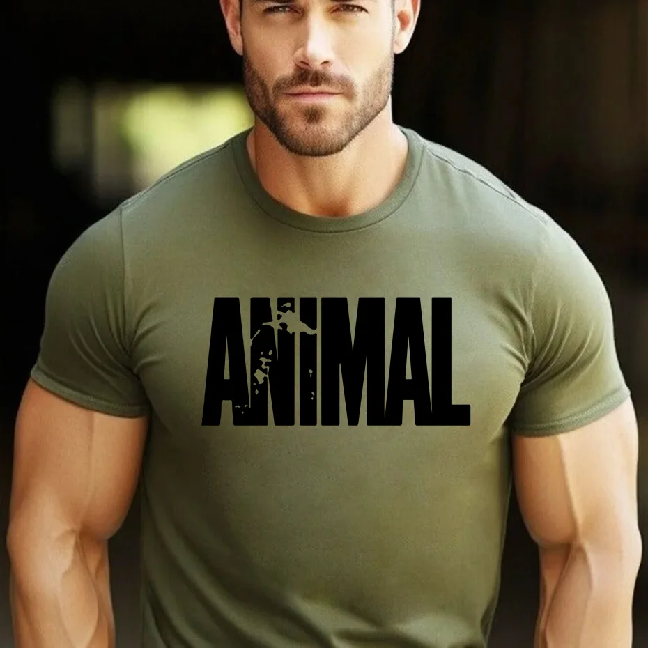 Fashion ANIMAL Letter Print Men T-Shirt Street Funny Short Sleeves Loose Oversized T Shirt Man O-Neck Breathable Cotton Clothing
Fashion ANIMAL Letter Print Men T-Shirt Street Funny Short Sleeves Loose Oversized T Shirt Man O-Neck Breathable Cotton Clothing