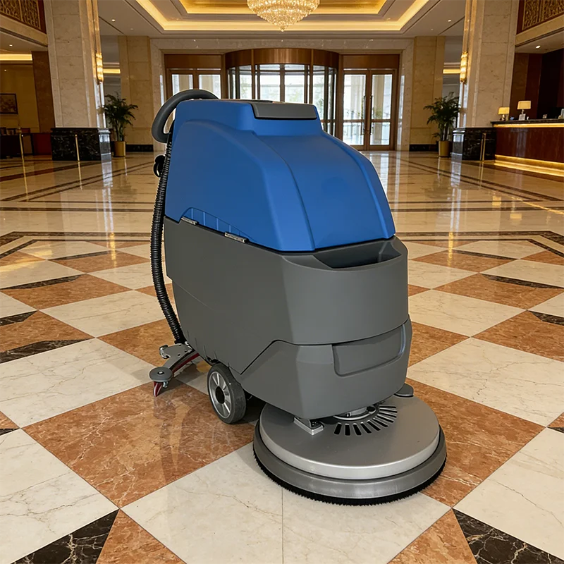 High Capacity Automatic Walk Behind Scrubber Dryer with Large Diameter Brush for Fast Cleaning of Wide Areas
High Capacity Automatic Walk Behind Scrubber Dryer with Large Diameter Brush for Fast Cleaning of Wide Areas