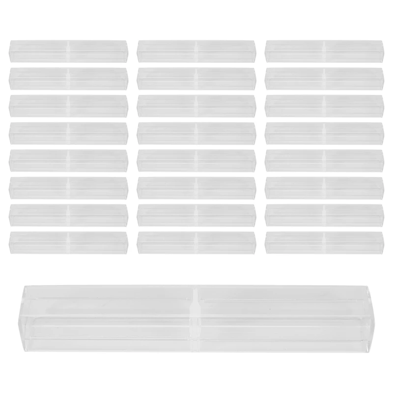 25Pcs Plastic Clear Pen Case Gift Empty School Office Collection Set Pen Container Storage For Father's Day Mother's Day-AC37
25Pcs Plastic Clear Pen Case Gift Empty School Office Collection Set Pen Container Storage For Father's Day Mother's Day-AC37