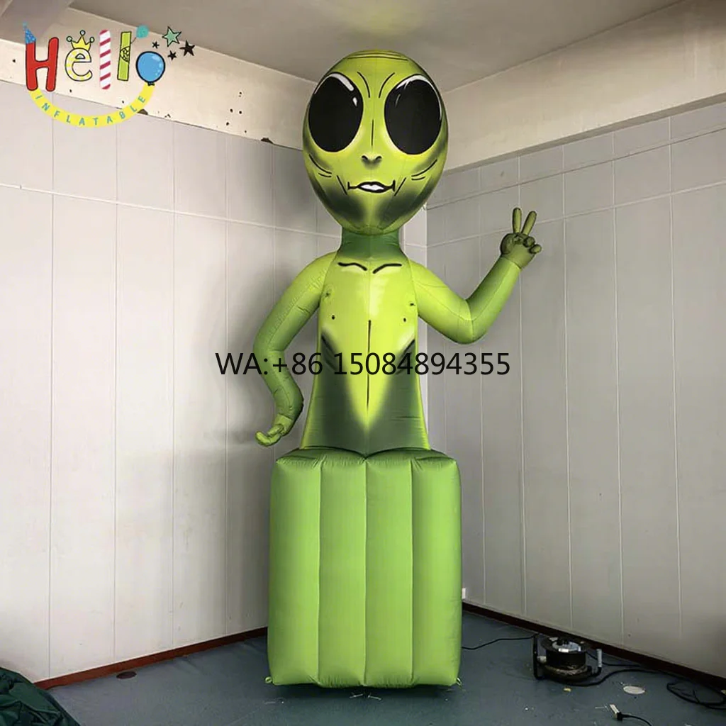Music Festival Stage Props Decorated Space Theme Green ufo alien Advertising Inflatables
Music Festival Stage Props Decorated Space Theme Green ufo alien Advertising Inflatables