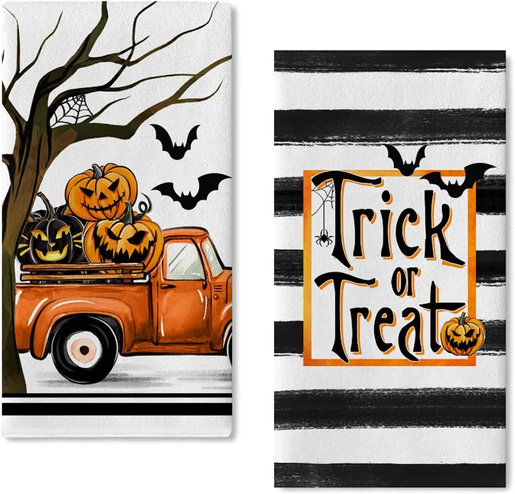 2PCS Halloween Kitchen Dishcloths, Festive Atmosphere Decoration Gifts, Towels, Dining Tables, Absorbent Towels
2PCS Halloween Kitchen Dishcloths, Festive Atmosphere Decoration Gifts, Towels, Dining Tables, Absorbent Towels