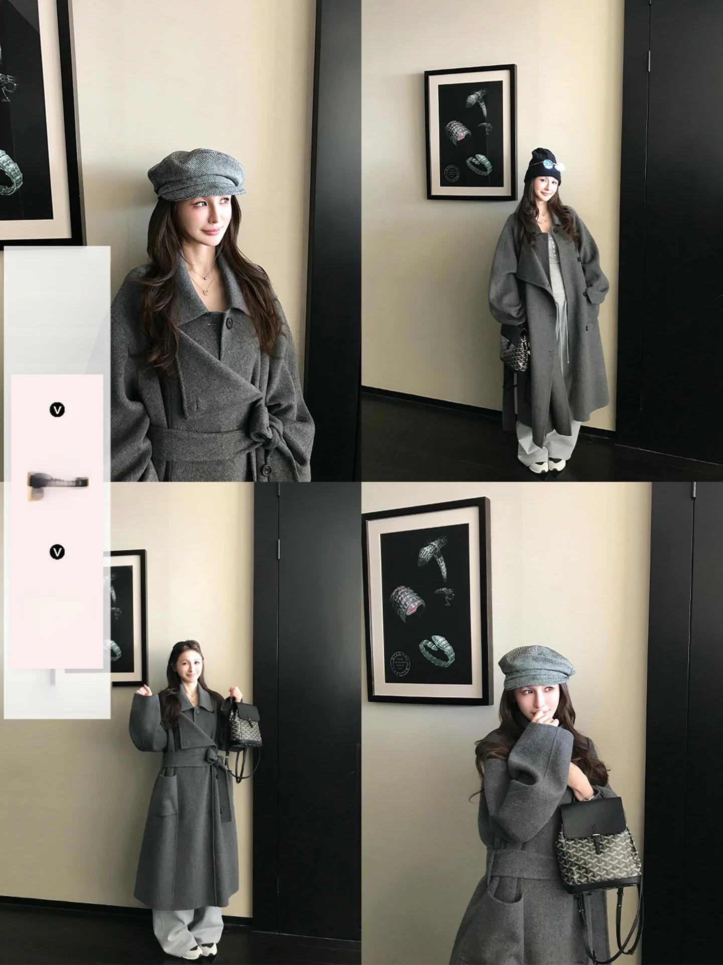Skk Store Double-Faced Woolen Coat Women's Fashionable Stand Collar Long Sleeve Thickened Spring Open-Style Coat Gentle Style
Skk Store Double-Faced Woolen Coat Women's Fashionable Stand Collar Long Sleeve Thickened Spring Open-Style Coat Gentle Style